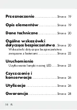 Preview for 18 page of LIVARNO LUX 103994-14-01 Operation And Safety Notes