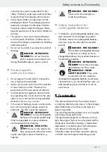 Предварительный просмотр 7 страницы LIVARNO LUX 104775 Operation And Safety Notes