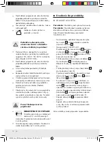 Предварительный просмотр 12 страницы LIVARNO LUX 106339 Assembly, Operating And Safety Instructions