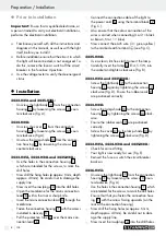 Preview for 8 page of LIVARNO LUX 106745 Assembly, Operating And Safety Instructions