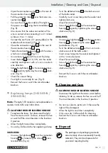 Preview for 9 page of LIVARNO LUX 106745 Assembly, Operating And Safety Instructions