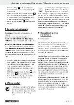 Preview for 9 page of LIVARNO LUX 110450 Operation And Safety Notes