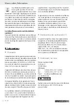 Preview for 10 page of LIVARNO LUX 110534 Operation And Safety Notes