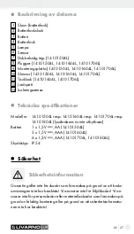 Предварительный просмотр 27 страницы LIVARNO LUX 112105 Assembly, Operating And Safety Instructions