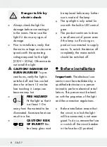 Preview for 10 page of LIVARNO LUX 113227 Assembly, Operating And Safety Instructions