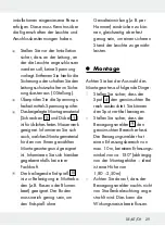 Preview for 31 page of LIVARNO LUX 113227 Assembly, Operating And Safety Instructions