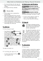 Preview for 19 page of LIVARNO LUX 14115702L Assembly, Operating And Safety Instructions