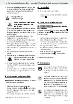 Предварительный просмотр 10 страницы LIVARNO LUX 14126405L Operation And Safety Notes