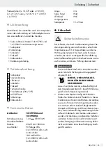 Preview for 25 page of LIVARNO LUX 14129705L Operation And Safety Notes