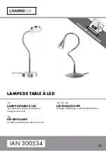 LIVARNO LUX 14131008L Assembly, Operating And Safety Instructions preview