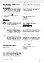 Preview for 9 page of LIVARNO LUX 14135306L Operation And Safety Notes