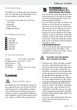 Preview for 39 page of LIVARNO LUX 14135306L Operation And Safety Notes