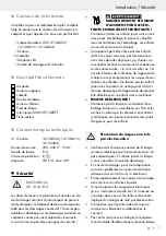 Preview for 7 page of LIVARNO LUX 14136401L Operation And Safety Notes