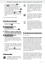 Preview for 9 page of LIVARNO LUX 14136401L Operation And Safety Notes