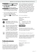 Preview for 23 page of LIVARNO LUX 14136401L Operation And Safety Notes