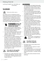 Preview for 8 page of LIVARNO LUX 14138204L Operation And Safety Notes