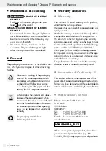 Preview for 10 page of LIVARNO LUX 14139304LE Operation And Safety Notes