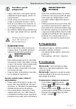 Предварительный просмотр 43 страницы LIVARNO LUX 14148906L Operation And Safety Notes