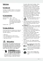 Preview for 6 page of LIVARNO LUX 270134 Operation And Safety Notes