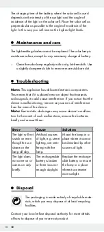 Предварительный просмотр 10 страницы LIVARNO LUX 273525 Operation And Safety Notes