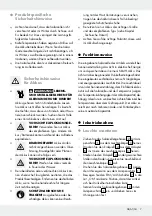 Предварительный просмотр 7 страницы LIVARNO LUX 273745 Assembly, Operating And Safety Instructions