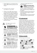 Предварительный просмотр 13 страницы LIVARNO LUX 273745 Assembly, Operating And Safety Instructions