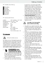 Preview for 7 page of LIVARNO LUX 275315 Operation And Safety Notes