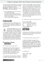 Preview for 7 page of LIVARNO LUX 2772-012L ou Operation And Safety Notes