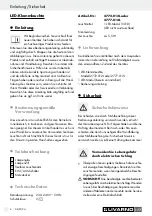 Preview for 8 page of LIVARNO LUX 2772-012L ou Operation And Safety Notes