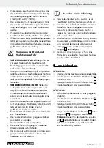 Preview for 9 page of LIVARNO LUX 2772-012L ou Operation And Safety Notes