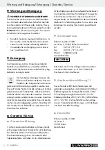 Preview for 10 page of LIVARNO LUX 2772-012L ou Operation And Safety Notes