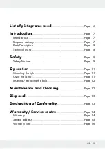 Предварительный просмотр 5 страницы LIVARNO LUX 279080 Operation And Safety Notes