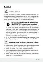 Предварительный просмотр 9 страницы LIVARNO LUX 279080 Operation And Safety Notes