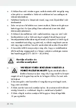 Предварительный просмотр 22 страницы LIVARNO LUX 279080 Operation And Safety Notes