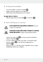 Предварительный просмотр 24 страницы LIVARNO LUX 279080 Operation And Safety Notes