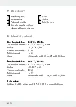 Предварительный просмотр 32 страницы LIVARNO LUX 279080 Operation And Safety Notes