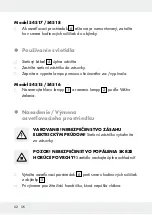 Предварительный просмотр 62 страницы LIVARNO LUX 279080 Operation And Safety Notes