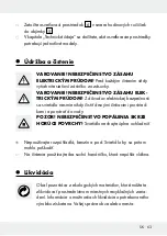 Предварительный просмотр 63 страницы LIVARNO LUX 279080 Operation And Safety Notes