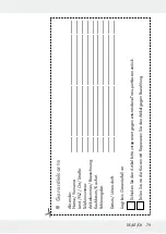 Предварительный просмотр 79 страницы LIVARNO LUX 279080 Operation And Safety Notes