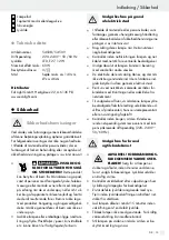 Предварительный просмотр 12 страницы LIVARNO LUX 279106 Operation And Safety Notes