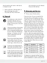 Предварительный просмотр 19 страницы LIVARNO LUX 279374 Operation And Safety Notes