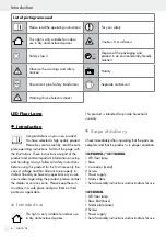 Preview for 6 page of LIVARNO LUX 279554 Assembly, Operating And Safety Instructions