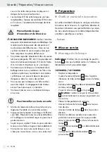 Preview for 14 page of LIVARNO LUX 279554 Assembly, Operating And Safety Instructions