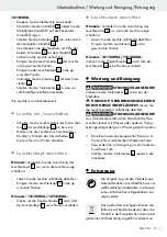 Preview for 27 page of LIVARNO LUX 279554 Assembly, Operating And Safety Instructions