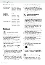 Предварительный просмотр 18 страницы LIVARNO LUX 279632 Operation And Safety Notes