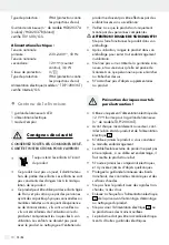 Предварительный просмотр 10 страницы LIVARNO LUX 282512 Operation And Safety Notes