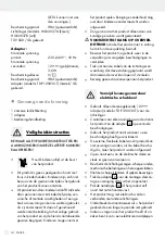 Предварительный просмотр 14 страницы LIVARNO LUX 282512 Operation And Safety Notes