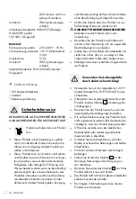 Предварительный просмотр 18 страницы LIVARNO LUX 282512 Operation And Safety Notes