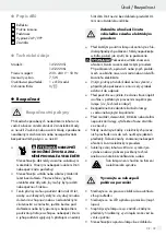 Предварительный просмотр 18 страницы LIVARNO LUX 285629 Operation And Safety Notes