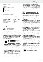 Предварительный просмотр 24 страницы LIVARNO LUX 285629 Operation And Safety Notes